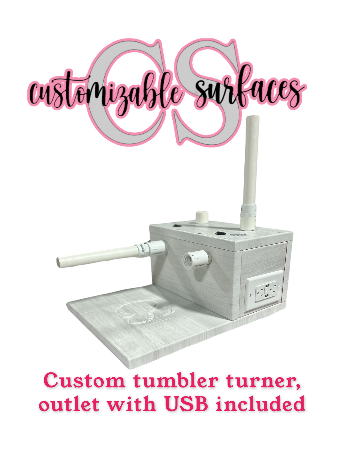 Custom Tumbler Turner – Customizable Surfaces